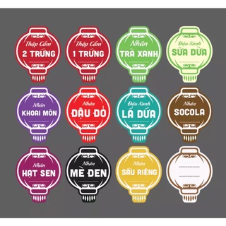 Tem nhân trung thu hanmade Lồng đèn 16 tem