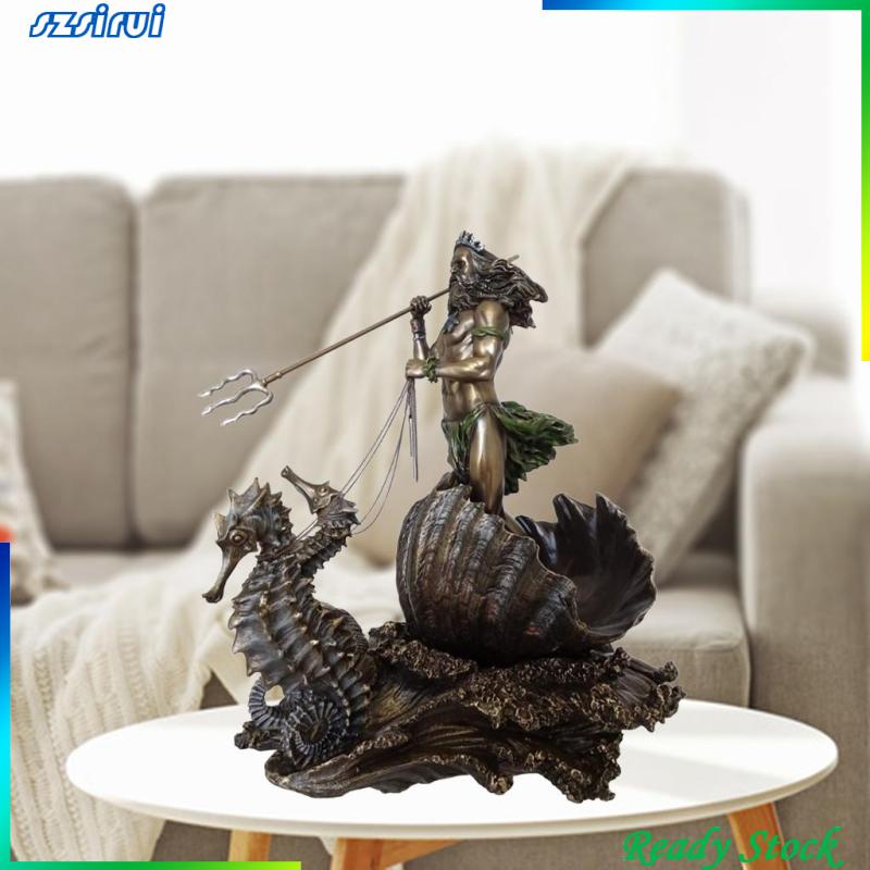 Đồ trang trí Tượng Thần Biển Hy Lạp Trang Trí Nhà Cửa