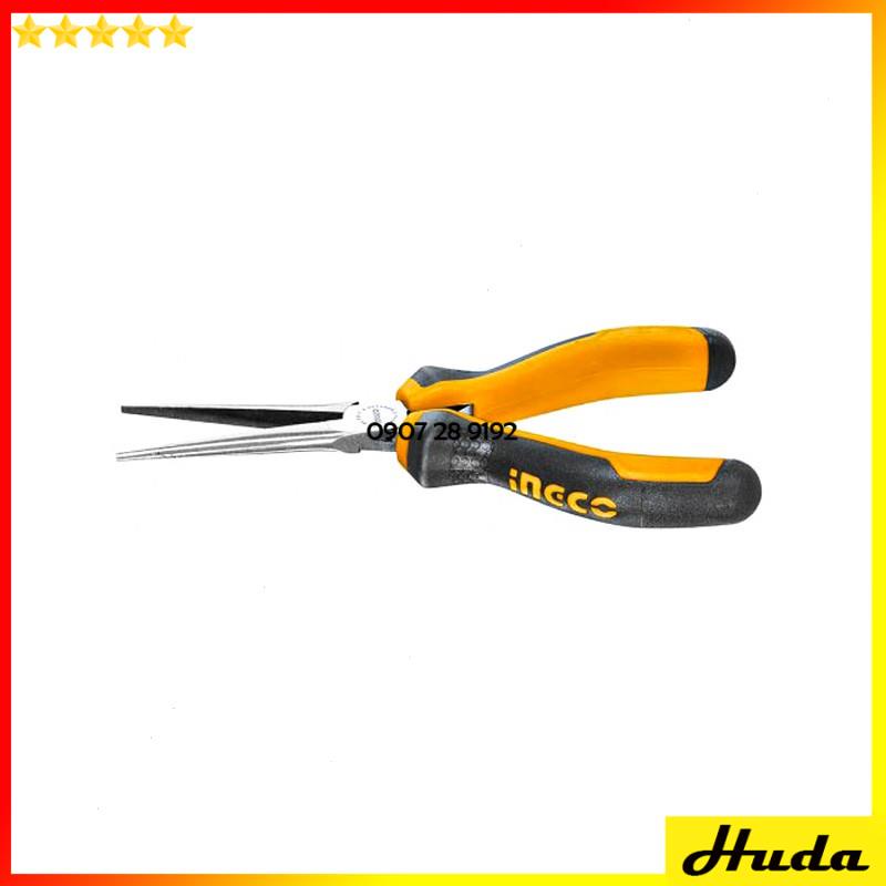 Kềm răng cắt đứt mũi cong nhọn mini 115mm nhiều loại Total Ingco kìm dẹp uốn vòng đầu bóng chống gỉ 12345