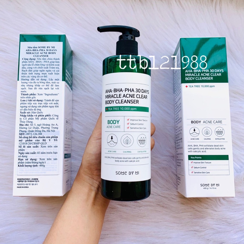 Sữa Tắm Mụn Lưng Some By Mi 30 Days 400g | BigBuy360 - bigbuy360.vn