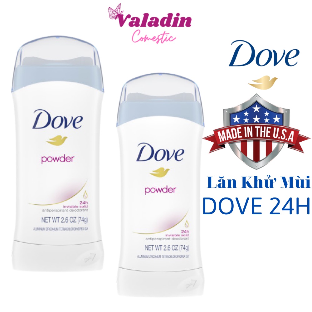 Sáp Khử Mùi Nữ Dove 24H Invisible Solid 74g