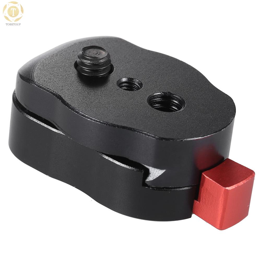 Shipped within 12 hours】 Mini Quick Release Plate for LCD Monitor Friction Aticulating Arm LED light Camera Camcorder Rig Quick Release Plate [TO]