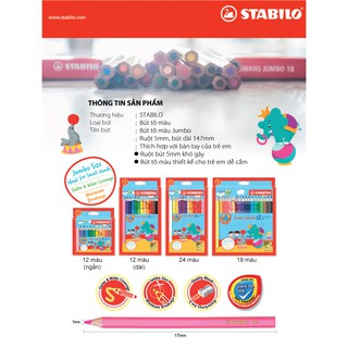Bút Chì Màu Stabilo Jumbo CLJ1875