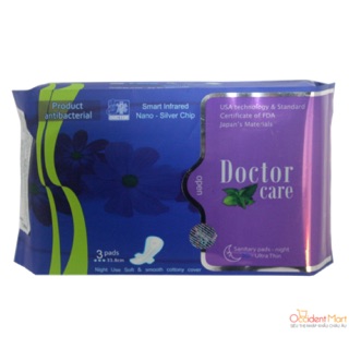Combo 5 gói băng vệ sinh DOCTOR CARE ban đêm 3m