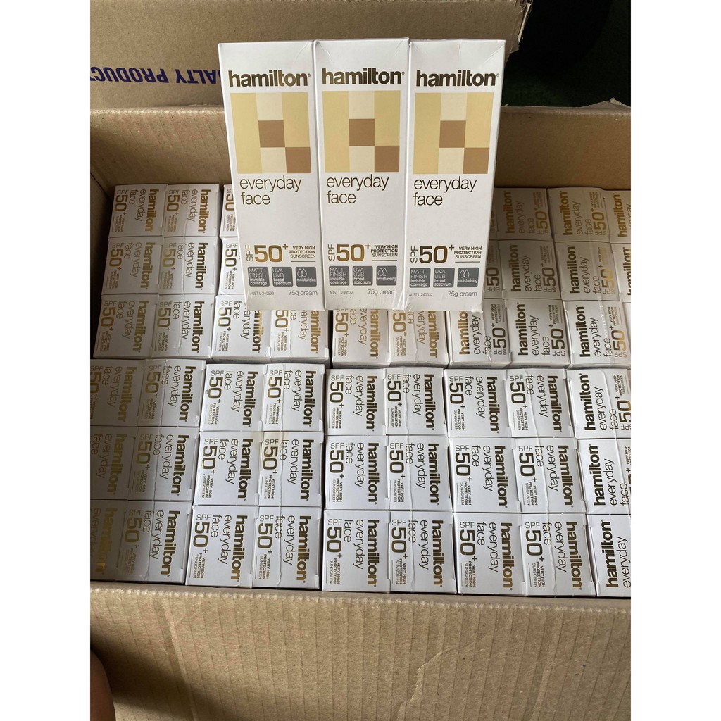 Kem Chống Nắng Hamilton SPF 50+ Everyday Face Cream 75g Úc | BigBuy360 - bigbuy360.vn