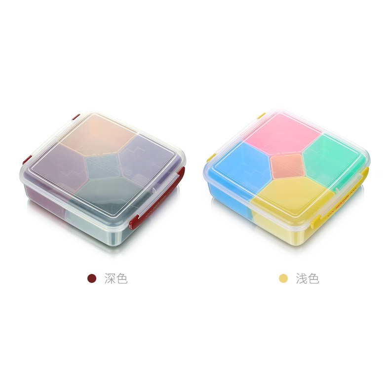 Hộp nhựa đựng thực phẩm cao cấp 5 ngăn Inomata Nhật Bản