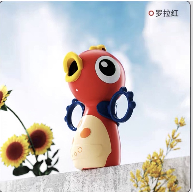 Đồ chơi gà thổi bong bóng , khủng long thổi bong bóng chạy pin có đèn và nhac