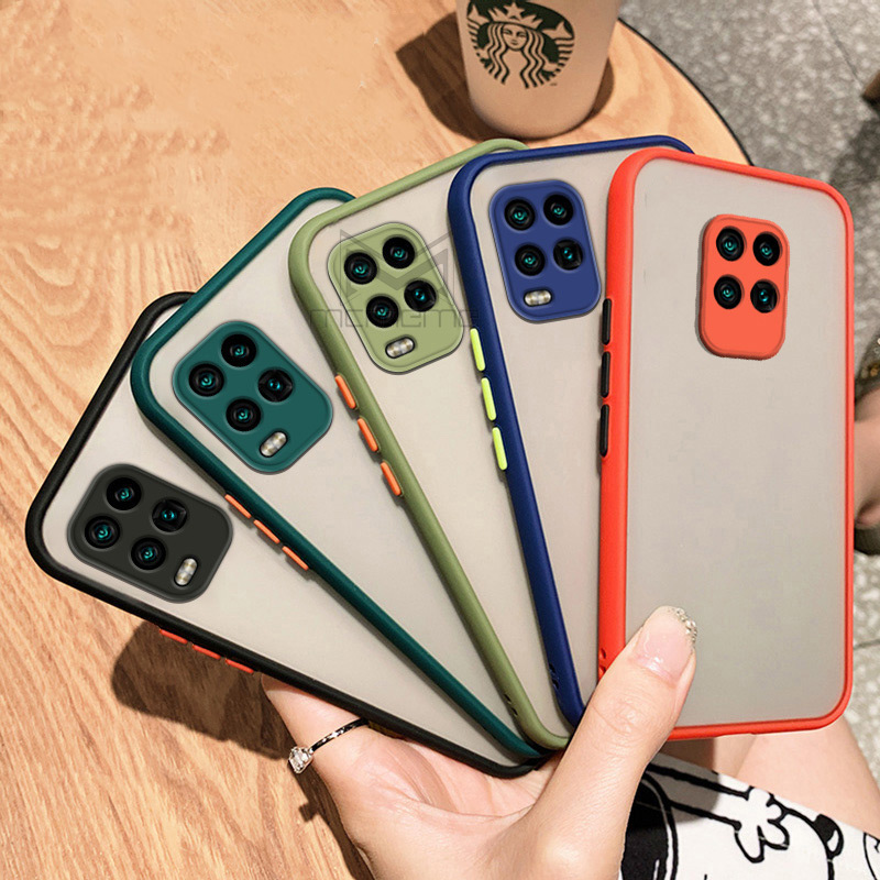 Ốp điện thoại trong suốt nhám chống sốc thời trang cho Redmi Note 11 11s Pro 10C 4G 5G