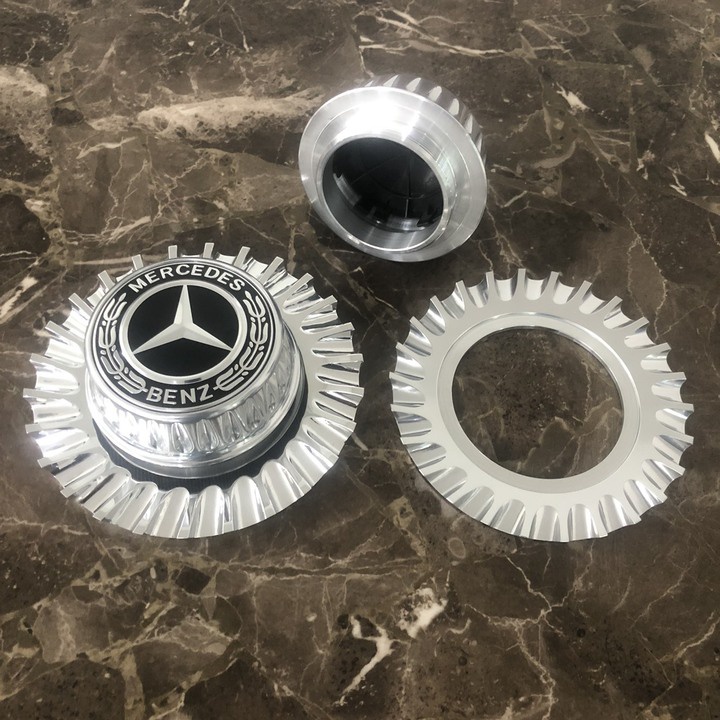 Logo chụp mâm, ốp lazang bánh xe ô tô Maybach BC-011 - GIÁ 1 CHIẾC