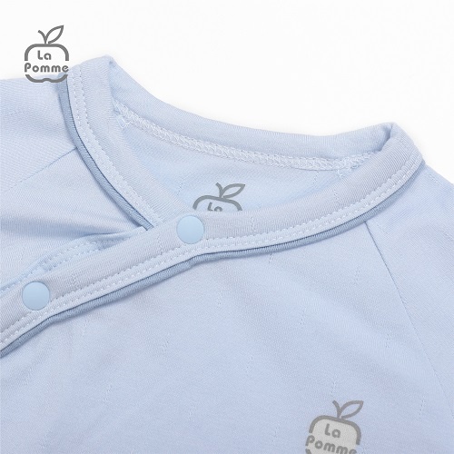 Body chip dài tay La Pomme cúc lệch chú voi Dumbo - Xanh