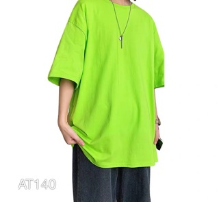 AT140 - ÁO THUN BASIC XANH DẠ QUANG