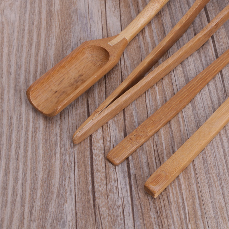 Bộ 6 dụng cụ gắp trà bằng tre tiện dụng