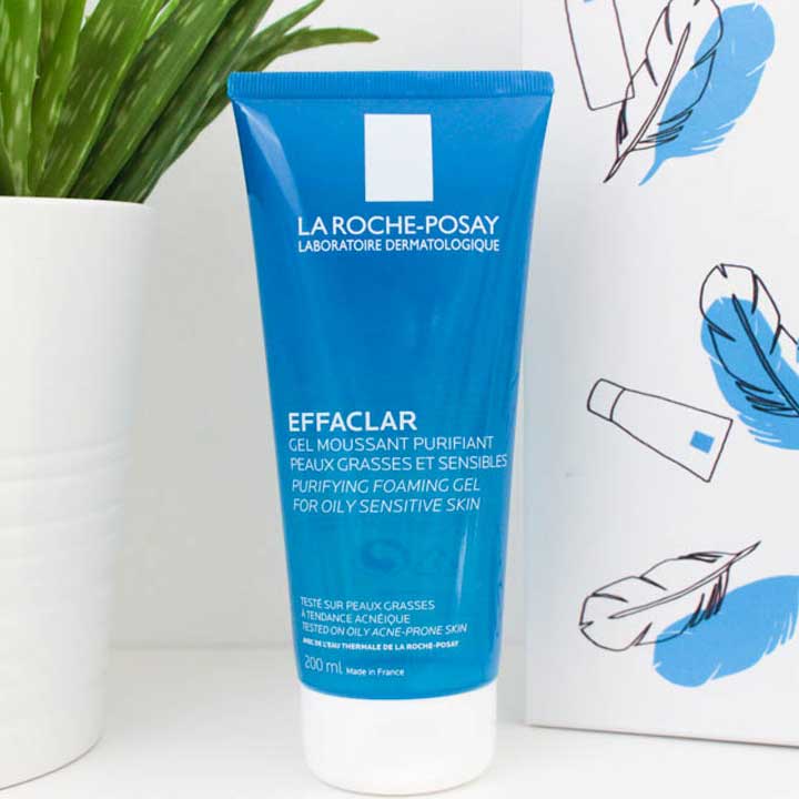 Gel rửa mặt tạo bọt cho da dầu nhạy cảm La Roche-Posay