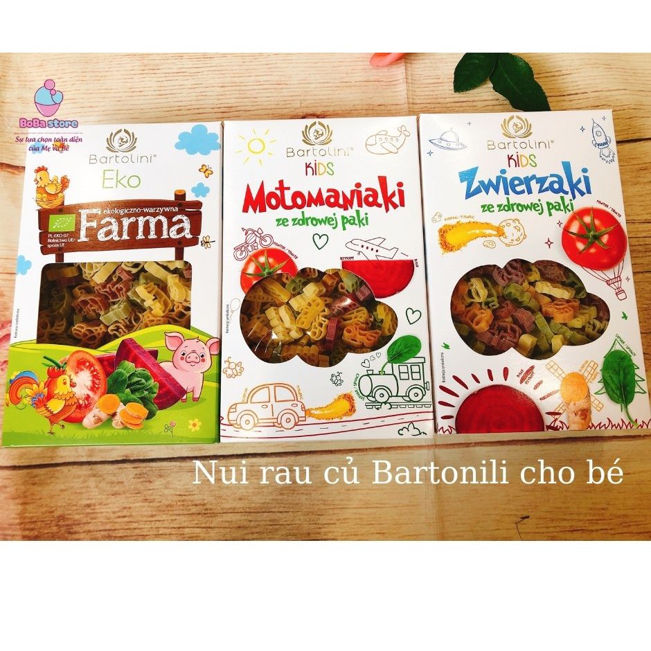 Nui rau củ cho bé Bartonili