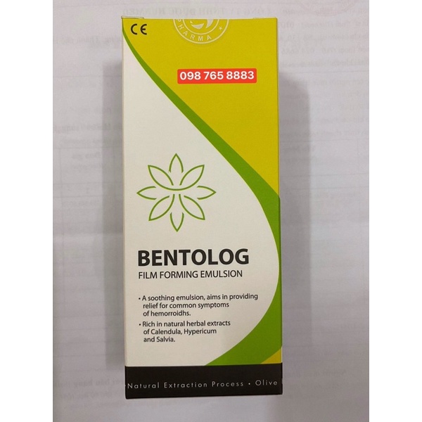 Gel Bôi Trĩ BENTOLOG Film forming emsulsion - Typ 50 ml ( Hy Lạp)