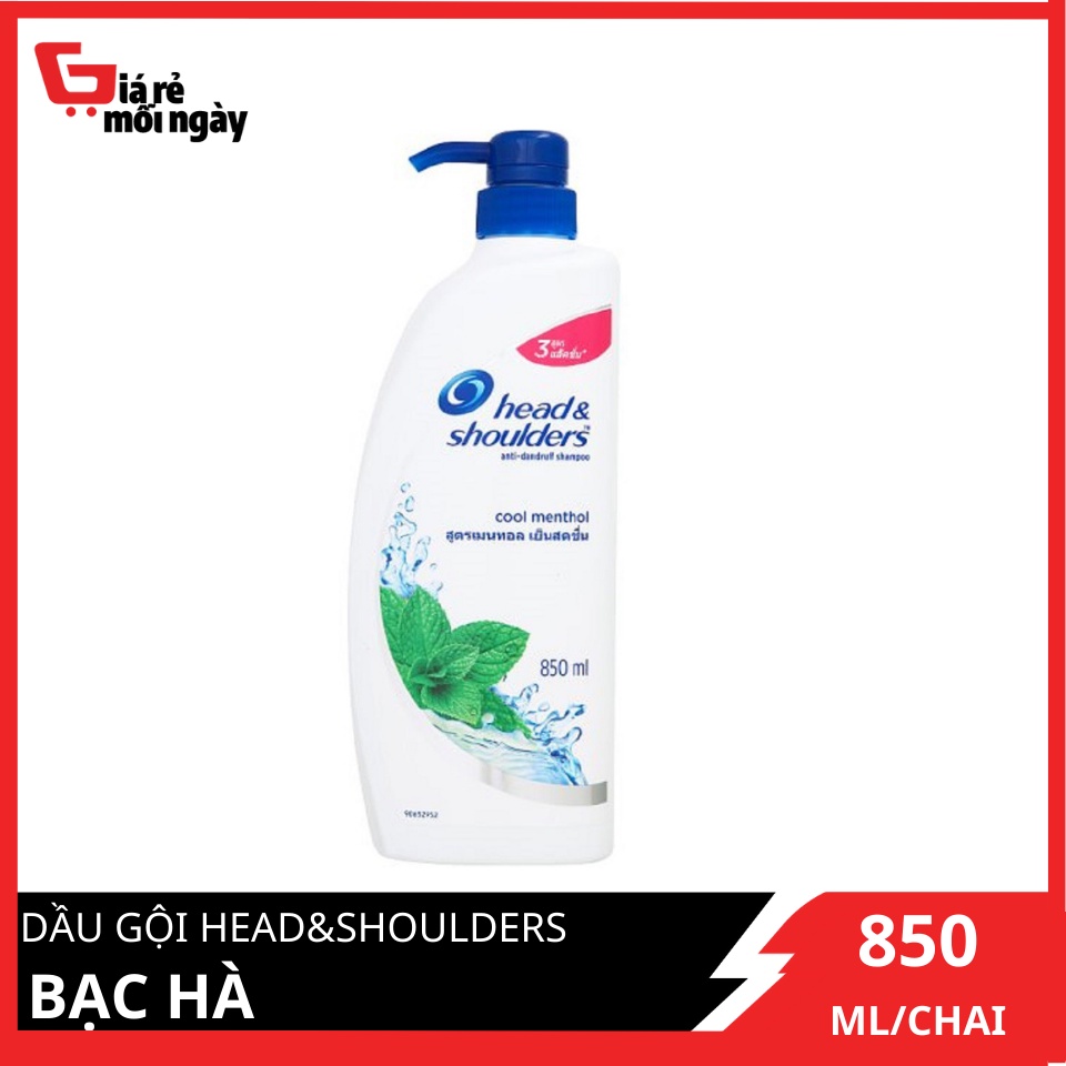 Dầu gội Head&amp;Shoulders Bạc hà 850ml