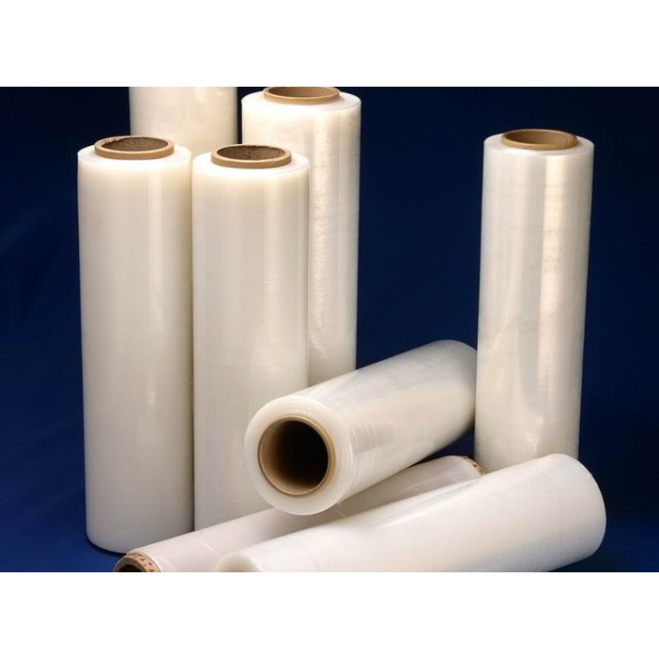 Màng quấn pe 30cm dùng quấn chống bụi nước.!