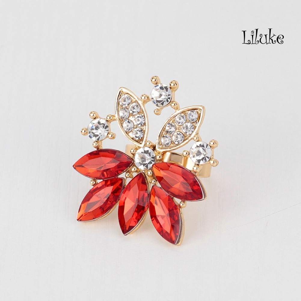 Bộ Trang Sức Gồm Vòng cổ / Vòng Tay / Nhẫn / Khuyên Tai Hình Chùm Nho Đính