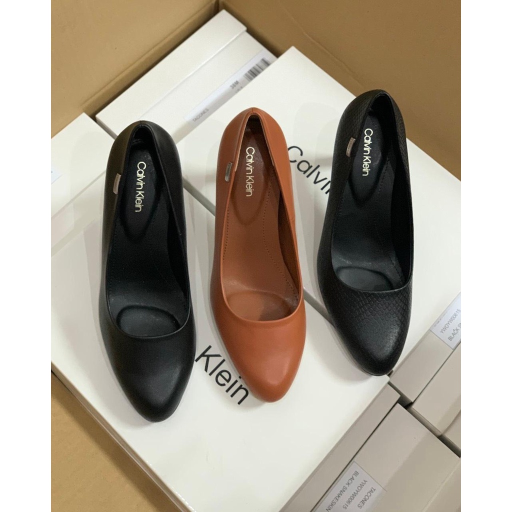 Giày CK da trơn 9cm