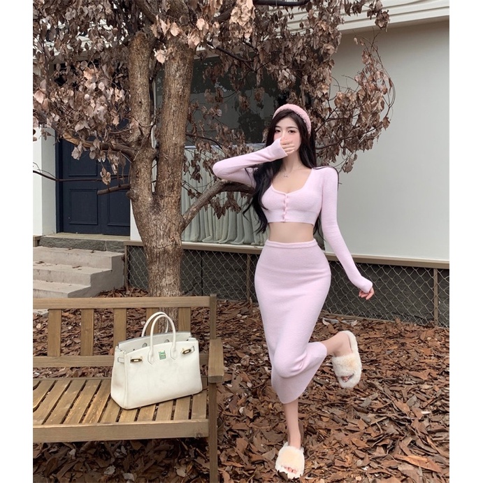 SET BỘ TRANG PHỤC LEN NỮ ULZZANG