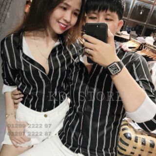 Áo cặp sơ mi lụa về hàng