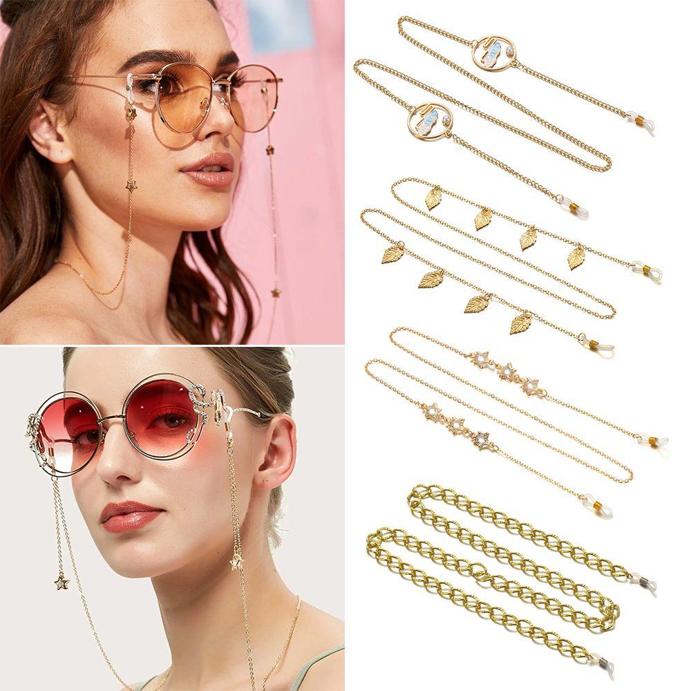 ESPO Dây Xích Kim Loại Đeo Kính Chống Trượt Chống Thất Lạc