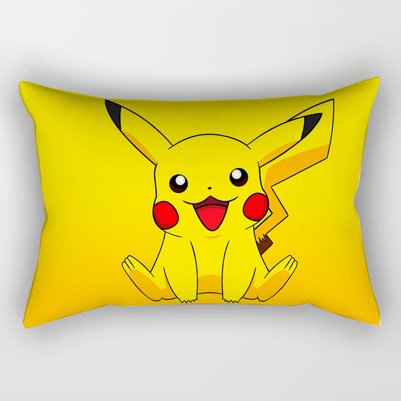 Vỏ bọc gối in hình Pikachu dễ thương 30x50cm