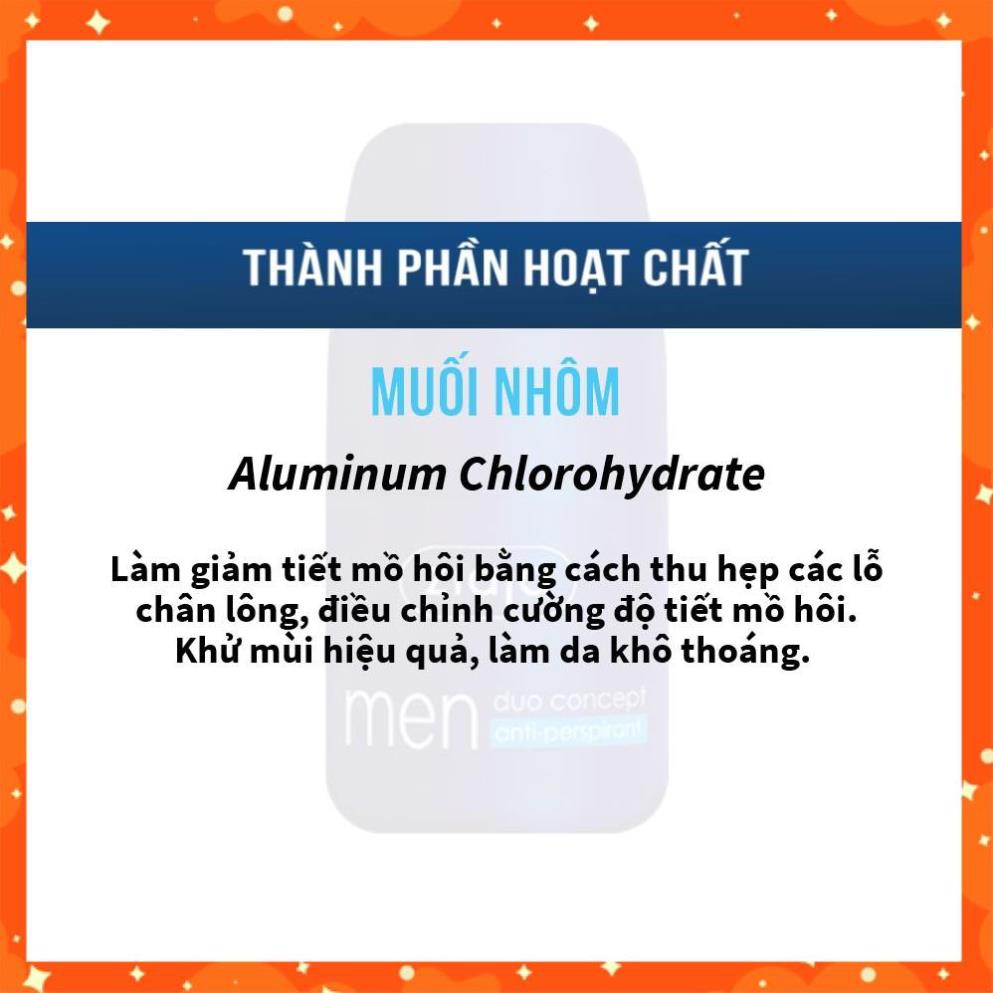 LĂN KHỬ MÙI DUO CONCEPT ZIAJA – ORGANIC DÀNH CHO NAM - 60ML | BigBuy360 - bigbuy360.vn