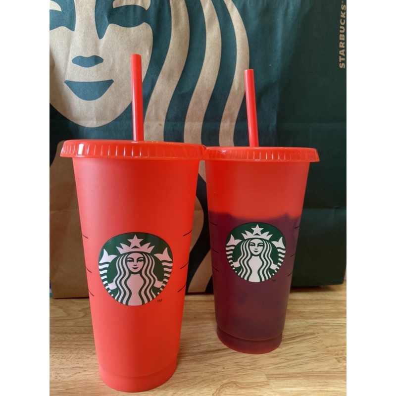 Ly nhựa đổi màu Starbuck - Colour Changing 2021 - Reusable cold cups - 100% chính hãng