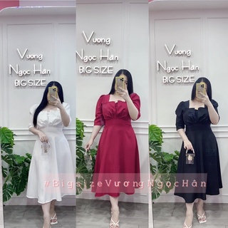 Đầm xếp ly ngực dài bigsize vương ngọc hân