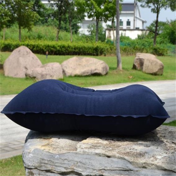 Gối Ngủ Bơm Hơi Nén Khí Không Trượt Thiết Kế Dùng Khi Đi Du Lịch Ngoài Trời