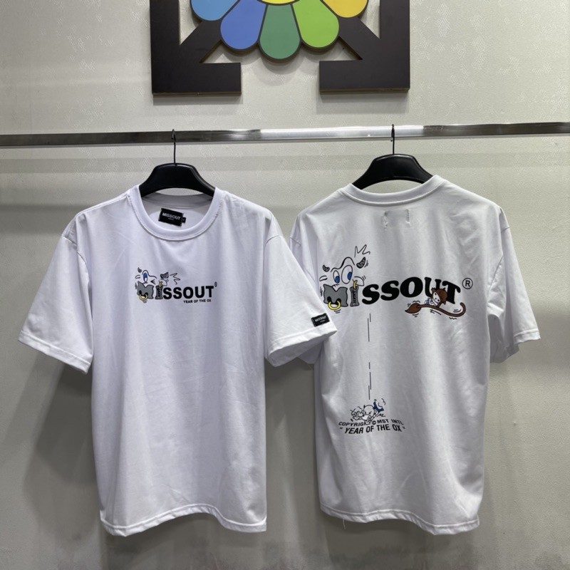 [Mã SKAMCLU7 giảm 10% Tối Đa 50K đơn 0Đ] Áo thun missout bò sữa toyo nam nữ Full Tag tay cổ KUN SHOP | BigBuy360 - bigbuy360.vn