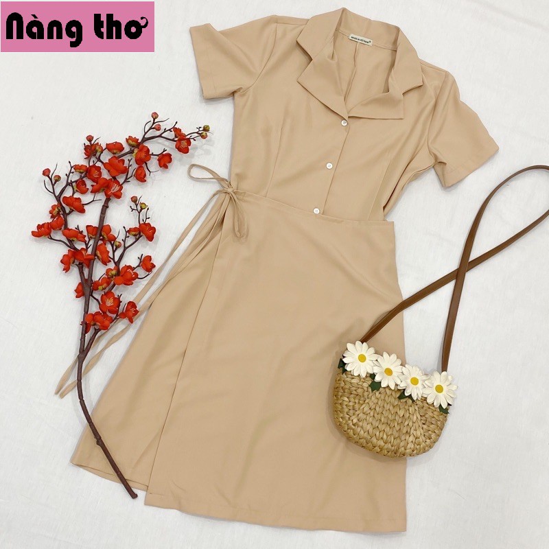 Đầm váy công sở, chân váy đắp tà nhiều màu  - Nàng Thơ's Shop