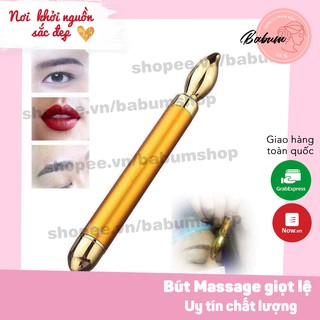 Bút massage mày môi sau phun xăm, bút massage mày môi giọt lệ nhiều màu, bút massage mạ vàng