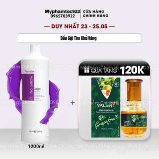 Dầu gội tím Fanola khử ánh sắc vàng cho tóc bạch kim, silver, highlight, ash chuyên nghiệp 1000ml