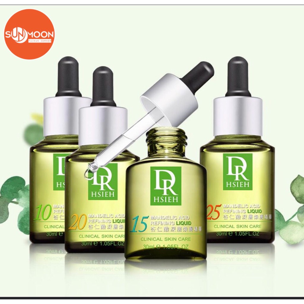 [Dr.Hsieh 5% - 25% ] Serum Tái Tạo Da Dr.Hsieh Mandelic Acid Refining Liquid 5%/10%/15%/20%/25%