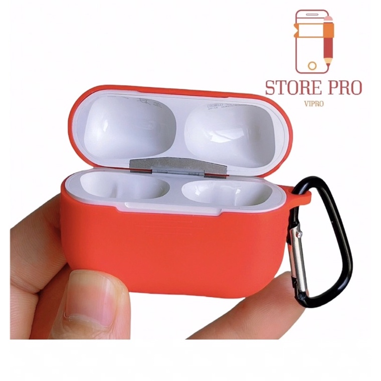 Bọc case Ap Pro (silicon chống sốc) kèm móc khoá hợp kim siêu đẹp/ bảo vệ AP pro tránh va đập