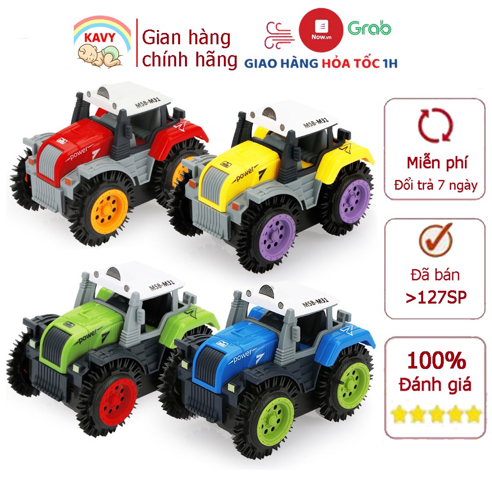 Tuyển tập xe ô tô đồ chơi xe tải nông trại cho bé nhựa nguyên sinh an toàn chạy pin - KAVY