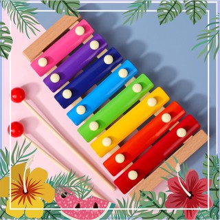 Đồ chơi đàn gỗ Xylophone 8 Quãng Cho Bé ( Loại Thường)