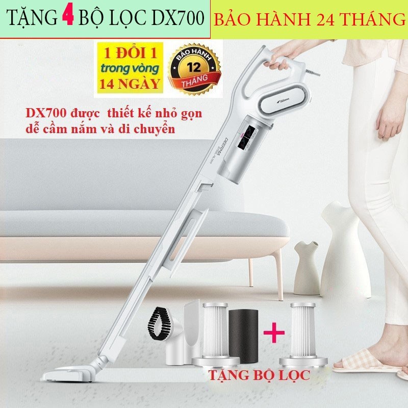 Máy hút bụi gia đình Deerma Vacuum Cleaner DX700(hàng xuất châu Âu)