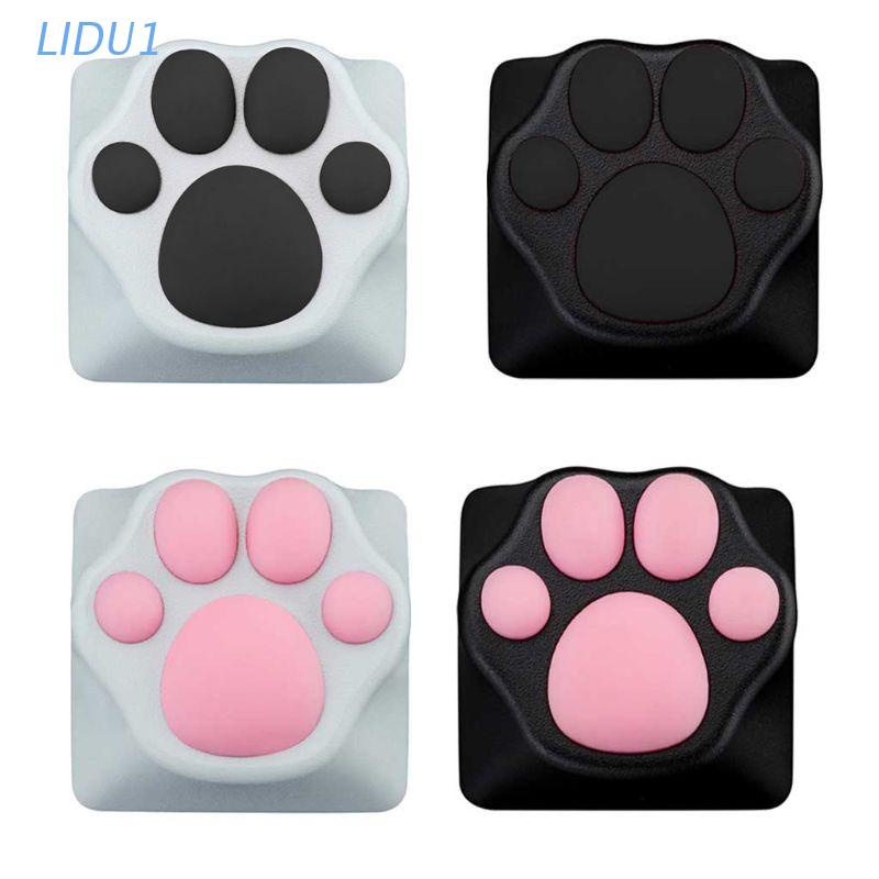 Miếng Lót Bàn Phím Máy Tính/Công Tắc MX Hình Dấu Chân Mèo Bằng Silicone ABS Tùy Chỉnh 1