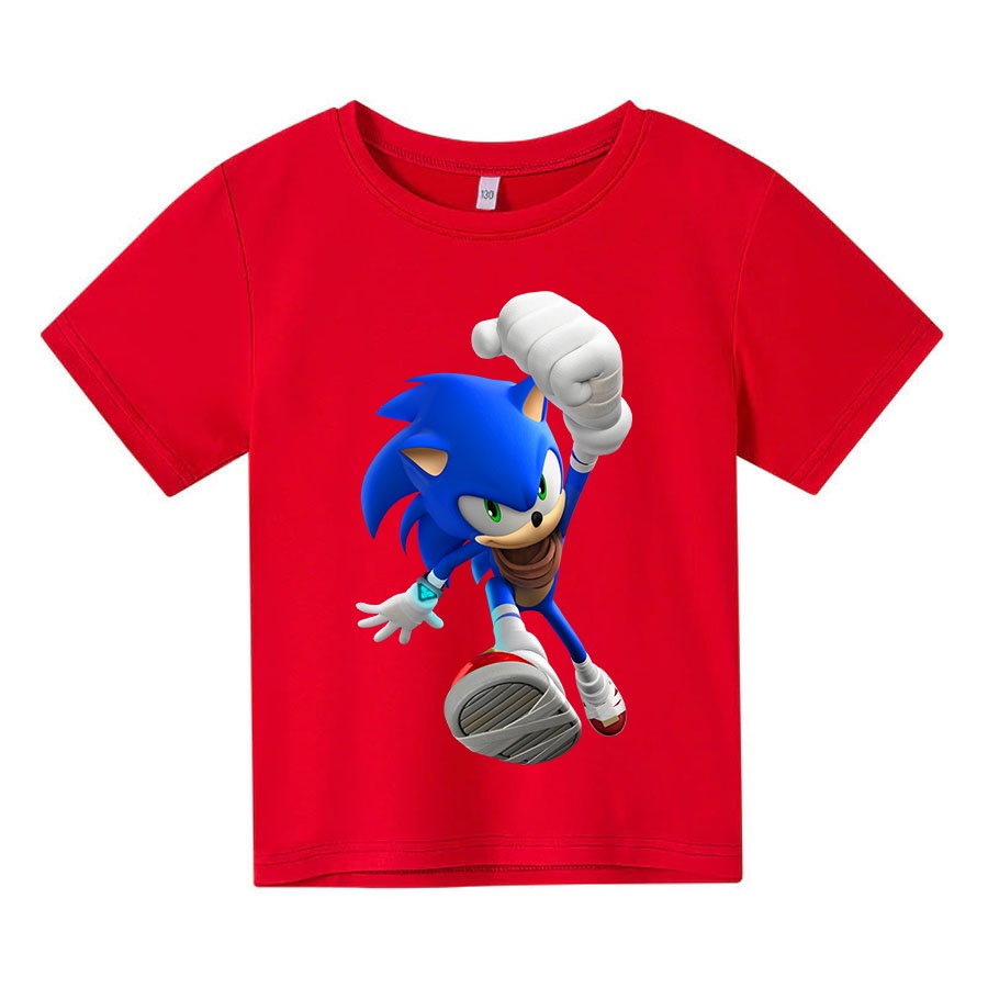 Áo thun cho bé sonic siêu đẹp , 4 màu, có size người lớn, Anam Store