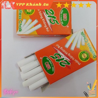 Hộp 10 viên Phấn Mic không bụi(trắng và nhiều màu)