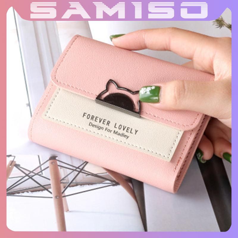 Ví nữ ngắn đẹp cầm tay mini nhỏ gọn bỏ túi nhiều ngăn dễ thương NG22 | BigBuy360 - bigbuy360.vn