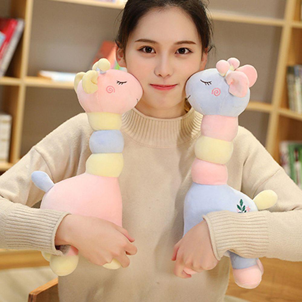 Đồ chơi nhồi bông Hình Hươu Cao Cổ Hoạt Hình Trang Trí Nhà Cửa
