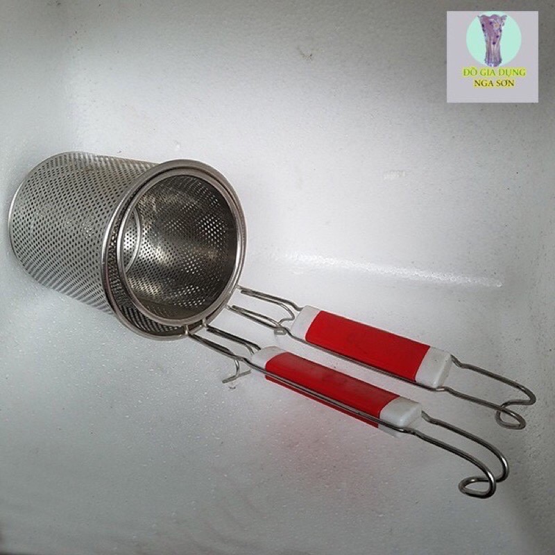 Dụng cụ trần bún phở inox dạng ống đục lỗ