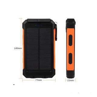 Sạc dự phòng năng lượng mặt trời dung lượng lớn 20000mah