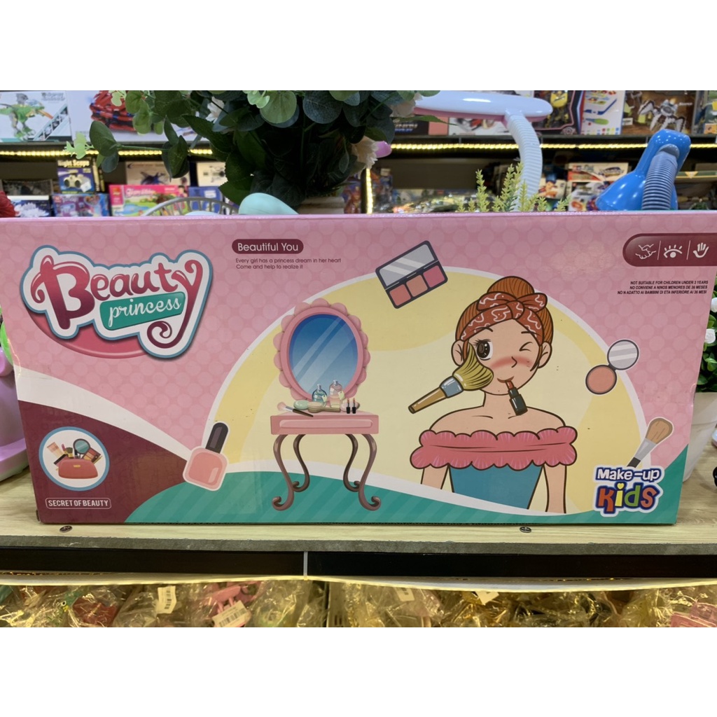 Bộ đồ chơi trang điểm, phụ kiện công chúa cho bé