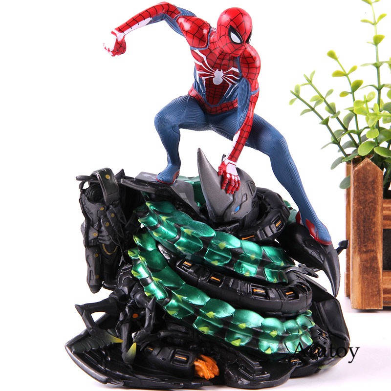 Mô hình Tượng Spider Man người nhện trong PS 4 - cao 18cm - Avengers
