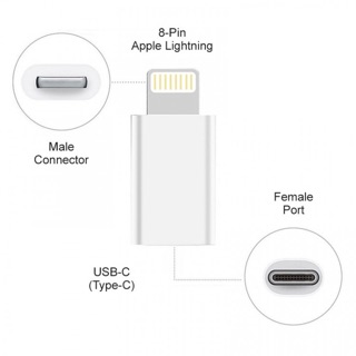 Đầu Chuyển Type C to Lightning iP